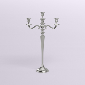 Candélabre moderne en acier inoxydable de qualité supérieure à 5 bras, design métallique durable, décoration élégante pour la maison, prix abordable - Product Image 2