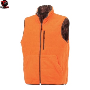 Gilet d'extérieur en polaire de qualité supérieure pour hommes, fermeture éclair intégrale, col haut, léger et chaud, sans manches, pour la randonnée, le camping, la pêche, les voyages - Product Image 5