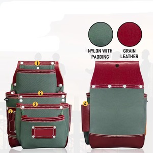 Wholesale Best Selling Made Pakistan Heavy-Duty Leather Tool Bag High Quality OEM Customizable Waterproof Leather Tool Bag - Product Image 6