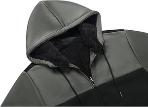 Sweat à capuche décontracté pour homme en coton 100 % écologique de qualité supérieure, coupe ample et confortable, conçu sur mesure pour un style quotidien élégant - Product Image 5