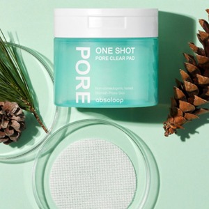 แผ่นโทนเนอร์บำรุงผิวหน้า Absoloop One Shot Toner Pads สูตรวีแกน ช่วยดูแลรูขุมขน พร้อมบำรุงผิวให้ชุ่มชื้น ปลอบประโลม และผลัดเซลล์ผิว - Product Image 1