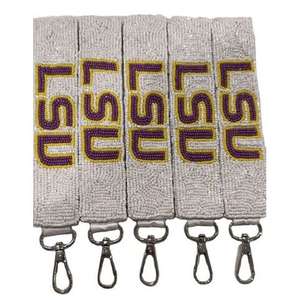 Colorful Handmade Indian Beaded <b>Keychain</b> with Artisan Design Perfect Feng Shui Style for Gifting - Product Image 4