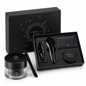 FORBELI Black Pure Premium Ensemble de soins magnétiques pour le visage, le corps et les mains avec soin des pores et hydratation 3000G 64g - Product Image 6
