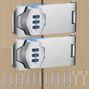 Serrature Combinabili per Armadi e Porte a Battente, Lucchetti Sicuri per Capanni, Cancelli, Armadietti, Recinzioni Esterne e Garage - Product Image 1