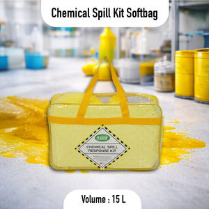 Sistema Móvil de Contención de Derrames Químicos de 15L con Bolsa Rígida Transparente para Ácidos, Bases y Productos Químicos Peligrosos Desconocidos - Product Image 2