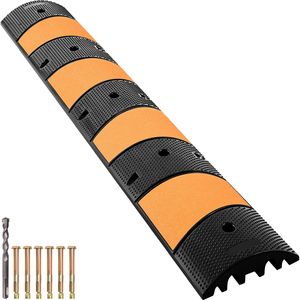 Rallentatore di velocità modulare in PVC con capacità di carico di 22.000 libbre, lunghezza 72,8 pollici, in gomma, 1 pezzo, 2 canali, 72,8 x 12,2 - Product Image 5