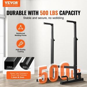 แท่นดิปบาร์แบบปรับระดับความสูงได้ รับน้ำหนักได้ 500 ปอนด์ สำหรับออกกำลังกาย แข็งแรง ทนทาน - Product Image 2