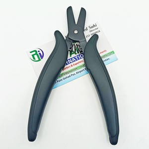 Pince coupante diagonale professionnelle à manche noir, coupe micro-précise, 6 pouces - Product Image 2