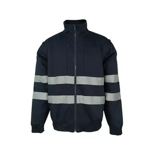 Logo Winter Waterproof Reflective Safety <b>Work</b> <b>Jacket</b> Detachable Inner Liner <b>Construction</b> Security Workwear - Product Image 6