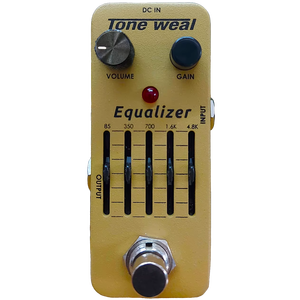 Serie MINI Pedal—El AEQ mejora las frecuencias faltantes en el tono de tu guitarra acústica con un ecualizador de 5 bandas, botón de realce principal y volumen. - Product Image 1