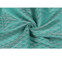 Tissu brocart floral en poly tissé léger et écologique, matière douce et lisse pour robes de filles, vêtements de mariage, couture, artisanat et aménagement intérieur