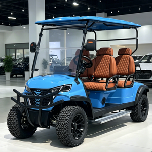 Voiturette de golf électrique au lithium personnalisable 4 places 48 volts de qualité supérieure avec personnalisation gratuite de la couleur et du logo pour usage en resort ou sur le parcours - Product Image 3