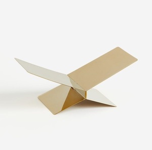 Elegante Soporte para Libros de Madera Maciza con Diseño Moderno en Cruz, para Mesa de Centro, Escritorio de Oficina, Decoración del Hogar - Product Image 5