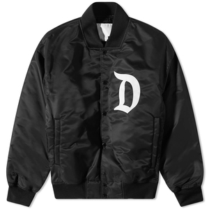 Custom Letter D Print Oversized <b>Black</b> Bomber Jacket Men Retro Streetwear Varsity Baseball Coat Hip Hop <b>Windbreaker</b> Outerwear - Product Image 1