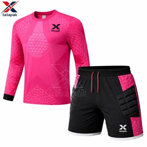 Cheap Customized High Quality Heat-<b>Transfer</b> Printing Quick Dry Football Goalie Uniforms Sports Wear Pink Shirt Polyester - Product Image 5