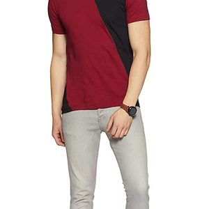 เสื้อยืดผู้ชายคุณภาพสูง หรูหรา 100% โพลีเอสเตอร์ หนา สีพื้น ปักลายตามสั่ง ทรงโอเวอร์ไซส์ ออกกำลังกาย ป้องกันขนร่วง แห้งเร็ว - Product Image 6