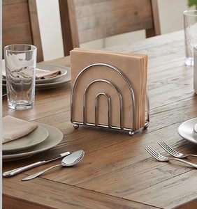 Porta Servilletas de Acero Inoxidable Hecho a Mano con Acabado Pulido Espejo, Perfecto como Accesorio Elegante para Mesa y Organización - Product Image 4