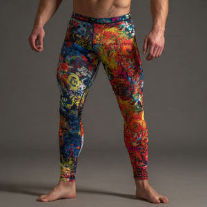 Leggings de Compresión Estampados para Hombre, Leggings de Yoga y Ejercicio con Sublimación, Leggings Deportivos para Hombre - Product Image 2