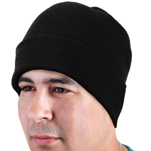 White Knit Beanie Hat Ribbed <b>Winter</b> <b>Cap</b> Unisex Soft Warm Stretch Plain Skull <b>Cap</b> Custom Logo OEM Supplier - Product Image 4