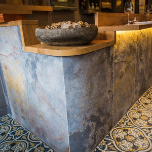 Lámina de Piedra Verde Zeera en Formato Delgado - Ecológica, Duradera, Superficie Pulida, Resistente a la Erosión Ácida, Diseño Moderno para TSF - Product Image 1