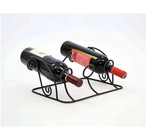 Support à bouteilles de vin en métal, fabrication de qualité supérieure, prix le plus bas, support à vin empilable pour table, meilleure qualité, best-seller, en solde - Product Image 1