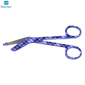 Tijeras para Vendajes de Acero Inoxidable de Color Morado, Instrumentos Quirúrgicos Profesionales de Primeros Auxilios para Enfermeras - Product Image 4