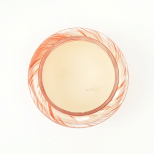 Bougie parfumée à la cire d'orange Dreamy Splatter dans un support en verre, lanterne ou pot - Product Image 4