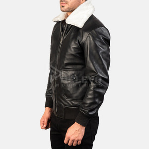 Blouson en cuir pleine fleur pour homme, veste de moto de luxe en cuir de vache véritable, fermeture éclair YKK, manteau de motard robuste sur mesure, vente en gros - Product Image 6