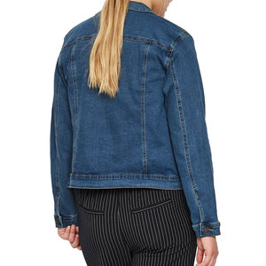 Latest Design Women <b>Denim</b> <b>Jackets</b> With Long Sleeves Wholesale New Fashion Casual Wear <b>Denim</b> <b>Jacket</b> For Women's - Product Image 5