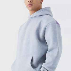 Conjuntos de Sudadera con Capucha y Pantalones Anchos de Algodón 100% Pesado, Transpirables, con Lavado Ácido de Triple Capa, Estilo Urbano de Verano, Personalizados OEM - Product Image 3