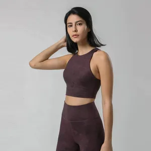 Sujetador Deportivo 88% Poliéster 12% Elastano Doble Capa para un Ajuste de Compresión Ligero con Banda en el Pecho y Tirantes Cruzados Estabilizadores - Product Image 6