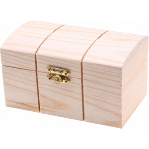 Caja de Joyería de Madera Tallada a Mano de Lujo al por Mayor, Estuche Organizador de Madera Maciza Vintage con Incrustaciones Decorativas de Latón - Product Image 5