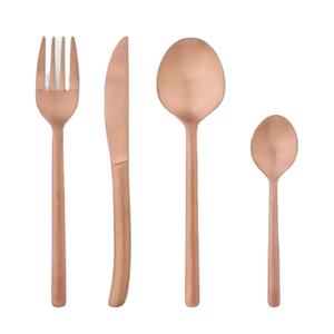 Acero inoxidable de alta calidad con un elegante acabado en cobre para una comedor elegante y duradero. Fabricante y exportadores. - Product Image 1