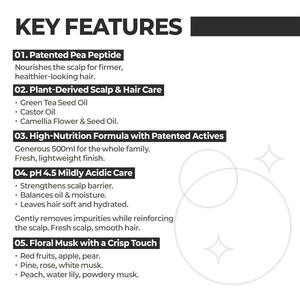 แอมพูลบำรุงหนังศีรษะสูตรเกาหลี เพิ่มวอลลุ่มรากผม แพนทีนอล สมุนไพรบำรุง น้ำมันดอกคาเมลเลีย บำรุงผมเส้นเล็ก ให้ความชุ่มชื้นอย่างล้ำลึก - Product Image 5