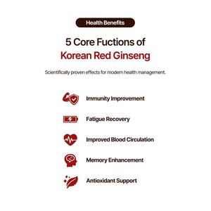 Bonbons au ginseng rouge coréen 180g avec xylitol pour une vitalité quotidienne, une collation sucrée - Product Image 2