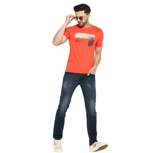 T-shirts pour hommes 100% Coton, décontractés, en tissu peigné épais, coupe oversize, d'été, respirants, infroissables, imprimés sérigraphiés, à séchage rapide - Product Image 2