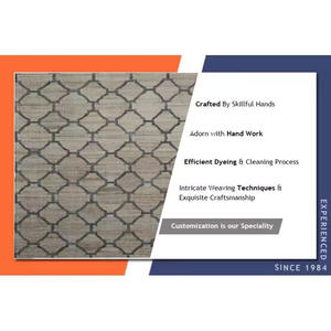 Alfombra de lana elaborada con cuidado, nuevo diseño con mechones, alfombra bordada a mano de viscosa de calidad superior a la venta a un precio razonable - Product Image 6