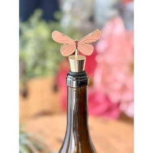 Golden Flower Bottle <b>Stopper</b> with Black Enamel Petals Wine Closure Sealing Accessory Handmade Wine <b>Stopper</b> For Gifting Decor - Product Image 6