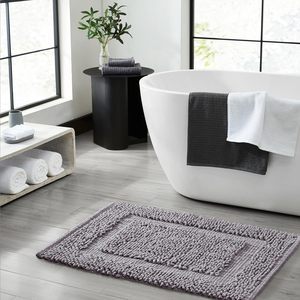 100% Cotton <b>Chenille</b> Loop Handmade Bath Mat Non Slip Absorbent Luxury Bathroom <b>Rug</b> - Product Image 5