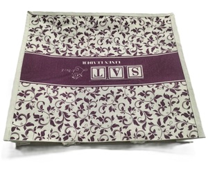 Bolsas de Compras Personalizadas de Lona de Algodón Laminado al por Mayor Directo de Fábrica con Estampado Floral para Bodas y Exposiciones - Product Image 5