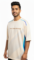 Kaos Pria Berkualitas Tinggi, Regular Fit, Sublimasi, Ramah Lingkungan, Bahan Polyester/Katun, Bernapas, Lengan Pendek, Modern Kasual