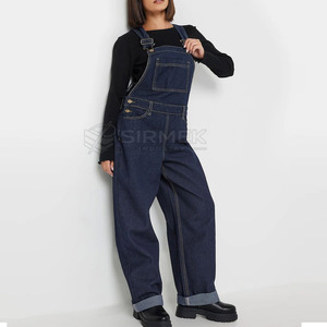 <b>Women</b> Jeans <b>Overall</b> Dungarees Casual Wear High Quality Cotton Bib <b>Overalls</b> Workwear Streetwear Fashion Custom Size & Color - Product Image 5
