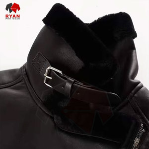 Vestes en cuir sur mesure pour hommes, couleurs unies, logos personnalisés, grandes tailles, vestes respirantes de Ryan Pro Gear - Product Image 3