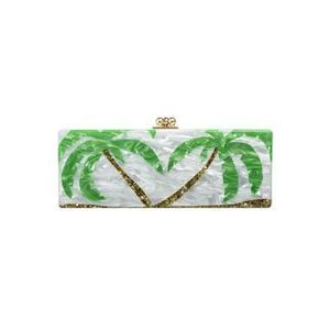 Pochette en résine écologique haut de gamme pour femmes, élégant accessoire de mode en cristal pour les occasions de soirée - Product Image 3