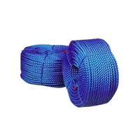 HDPE Sicim 3 Katlı Örgülü PE Bükümlü Olta Paketleme İpi Ağ Denizcilik Sınıfı Bükümlü PE Kordon Endüstriyel Uygulamalar