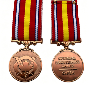 Medaglia Personalizzata in Zinco Elettroplaccato a Lunga Durata con Tema Angelo - Nastro in Smalto Morbido per Riconoscimenti e Onorificenze - Product Image 3