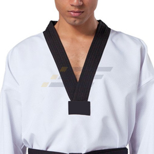Uniformes de Artes Marciales Mixtas (MMA) y Taekwondo Unisex, 100% Algodón, Cuello en V, Diseño Personalizado y Cómodo - Product Image 4