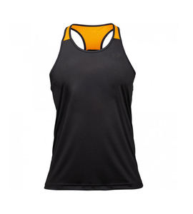Camiseta sin Mangas Rosa para Mujer, Cuello Redondo, Tejida, 100% Poliéster, Transpirable, Informal, de Color Sólido, Ropa Deportiva - Product Image 6