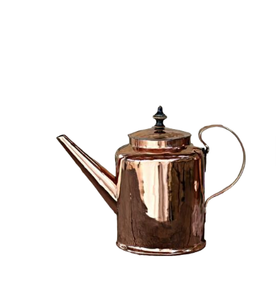 Premium Look Embossed Design Eco-Friendly Dishwasher Safe Non-Toxic 1L with Lid Pure Copper Antique Tea <b>Kettle</b> - Product Image 5