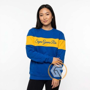 Sweat-shirt décontracté personnalisé pour femme Sigma Gamma Rho, automne/hiver, en molleton de coton 500g, écologique, séchage rapide, broderie de haute qualité - Product Image 3